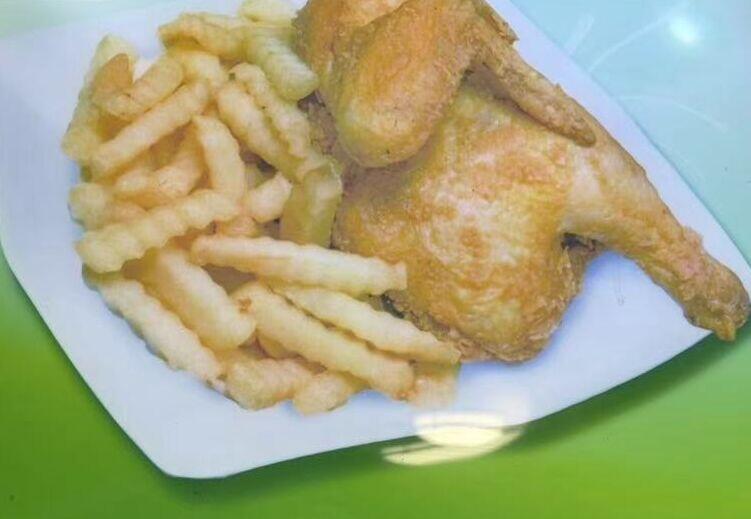F2. Fried Half Chicken